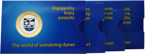 2012 Lithuania Resorts 2 Litas Colored Commemorative Proof Coins on a Card (11)