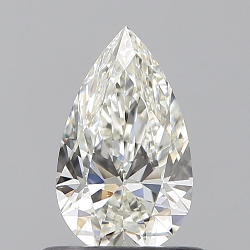 0.6 carat I-VS2 Natūralus Pear Deimantas (1)