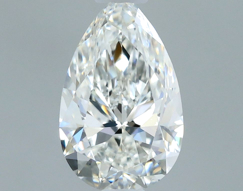 0.5 carat G-VVS1 Natūralus Pear Deimantas (1)