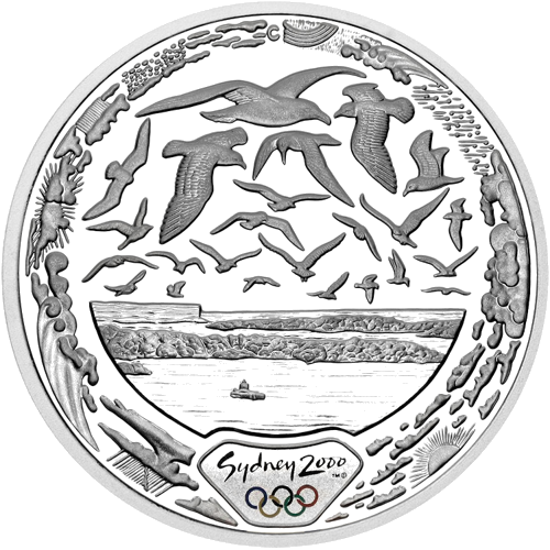 2000 Sydney Olympics Harbour of Life Australia Silver Coin (1)