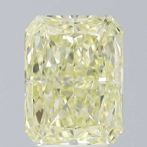 5.15 carat Fancy Light Yellow-VS1 Natūralus Radiant Deimantas (1)