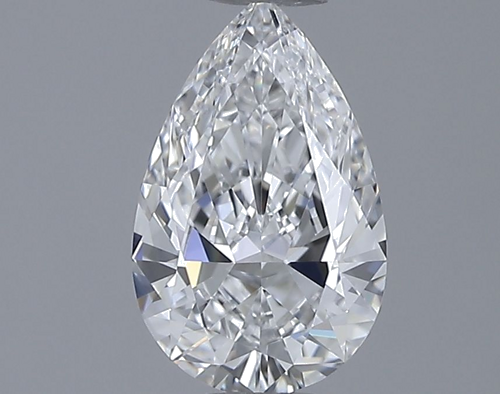 0.7 carat D-VS2 Natūralus Pear Deimantas (1)