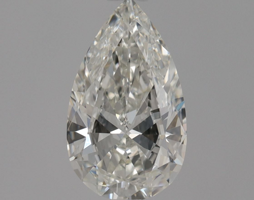 0.6 carat H-IF Natūralus Pear Deimantas (1)