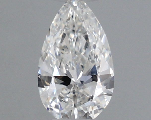 0.24 carat F-VVS2 Natūralus Pear Deimantas (1)