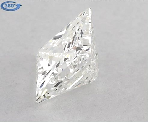 0.62 carat I-VS2 Natūralus Princess Deimantas (1)
