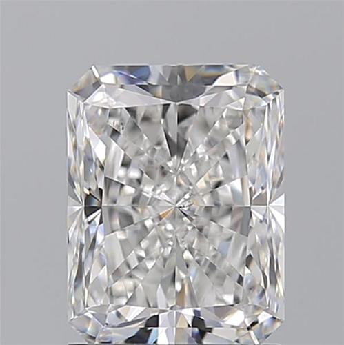 1.71 carat F-SI1 Natūralus Radiant Deimantas (1)