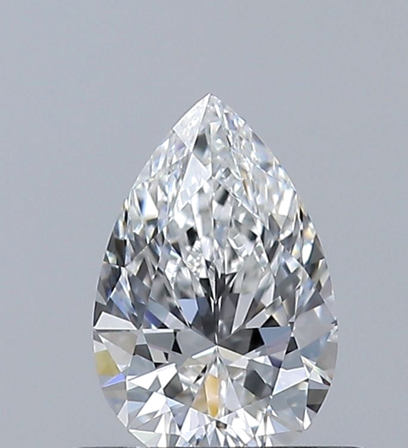 0.51 carat F-IF Natūralus Pear Deimantas (1)