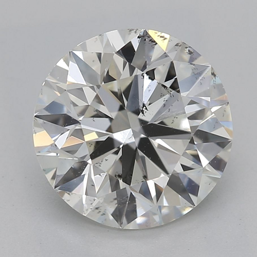 2.0 carat I-SI2 Excellent cut Natūralus Round Deimantas (1)