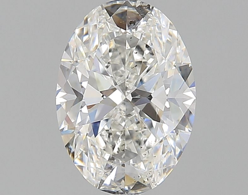 1.0 carat F-SI2 Natūralus Oval Deimantas (1)