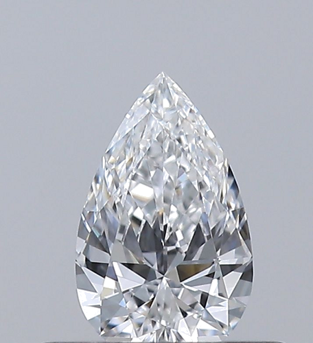0.3 carat E-VVS2 Natūralus Pear Deimantas (1)