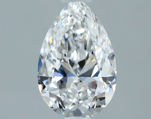 0.5 carat E-VS1 Natūralus Pear Deimantas (1)
