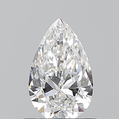 0.6 carat G-VVS2 Natūralus Pear Deimantas (1)