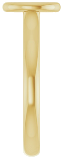 Sužadėtuvių Žiedas „Bezel-Set Solitaire“ 585 Geltonojo Aukso Oval 7mm x 5mm (4)