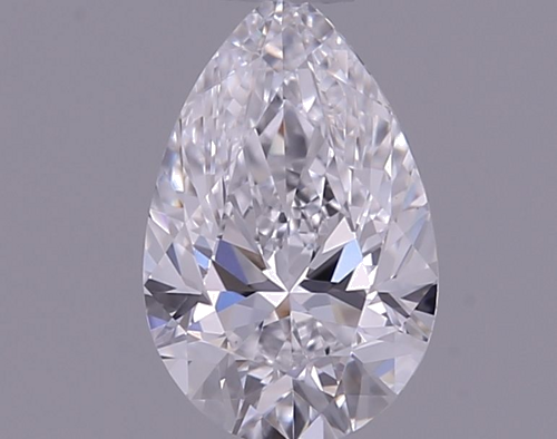 0.3 carat D-VVS2 Natūralus Pear Deimantas (1)