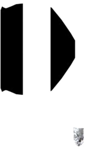 14K White 7x5 mm Emerald .025 CTW Natural Diamond Semi-Set 18  Necklace (5)