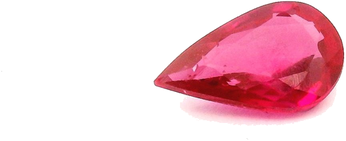 0.38 carat RED Pear Rubinas (1)