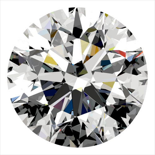0.32 carat H-SI1 Excellent cut Natūralus Round Deimantas (1)
