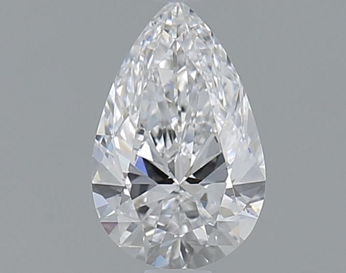 0.6 carat D-VS2 Natūralus Pear Deimantas (1)