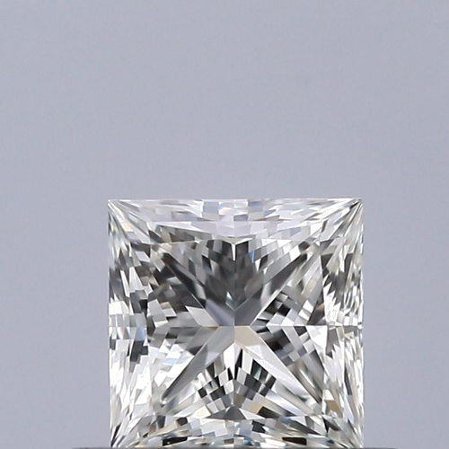 0.5 carat J-VS1 Natūralus Princess Deimantas (1)