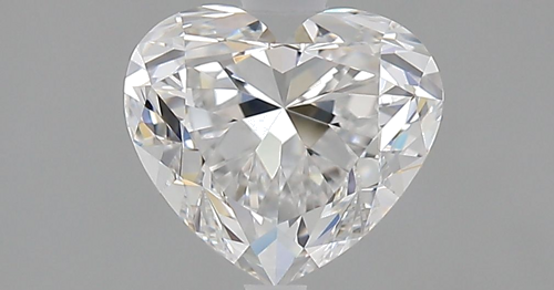 1.51 carat D-VVS2 Natūralus Heart Deimantas (1)
