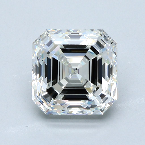 3.75 carat H-VVS2 Natūralus Asscher Deimantas (1)