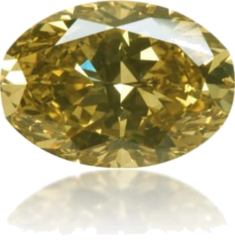 3.11 carat Fancy Deep Yellow-VS2 Natūralus Oval Deimantas (1)