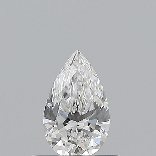 0.5 carat E-VS1 Natūralus Pear Deimantas (1)