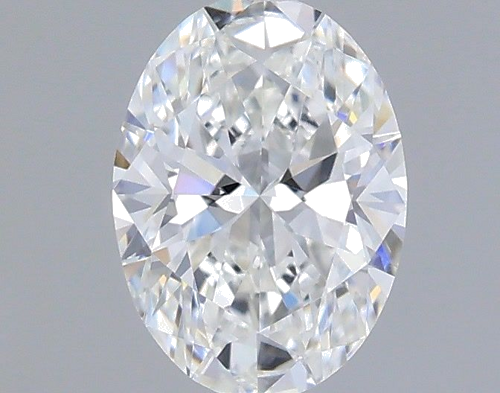 0.5 carat F-VVS2 Natūralus Oval Deimantas (1)