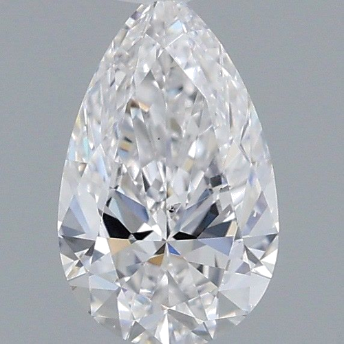 0.5 carat D-SI1 Natūralus Pear Deimantas (1)