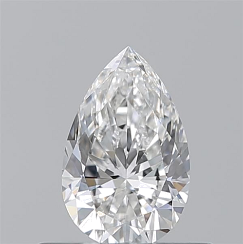 0.5 carat E-VS2 Natūralus Pear Deimantas (1)