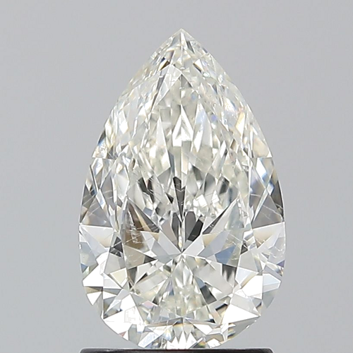 1.5 carat I-SI1 Natūralus Pear Deimantas (1)