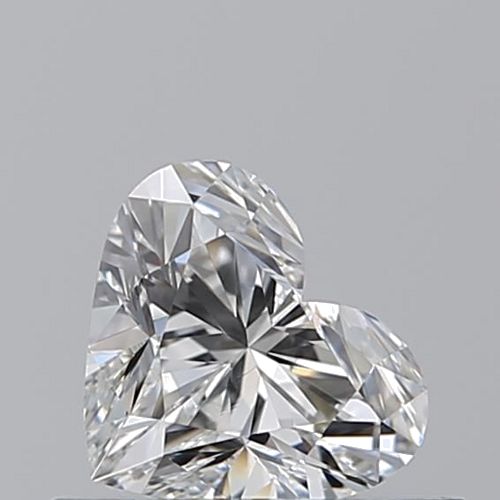 0.5 carat F-VS2 Natūralus Heart Deimantas (1)