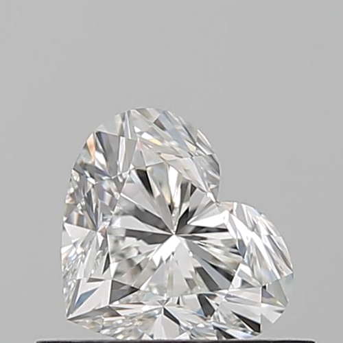 0.51 carat G-VVS2 Natūralus Heart Deimantas (1)
