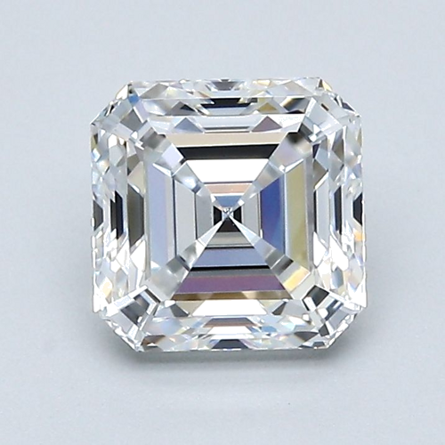 1.51 carat D-VS1 Natūralus Asscher Deimantas (1)