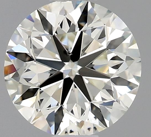 0.9 carat K-SI1 Very Good cut Natūralus Round Deimantas (1)