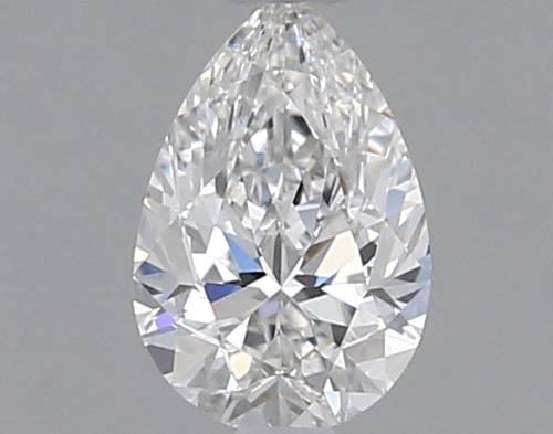 0.4 carat E-VVS2 Natūralus Pear Deimantas (1)
