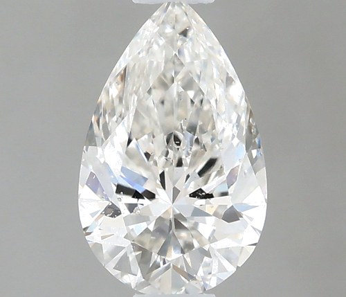 0.5 carat H-SI2 Natūralus Pear Deimantas (1)
