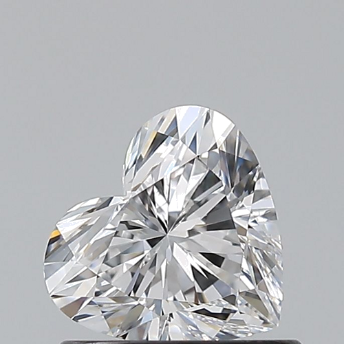 0.72 carat D-VVS2 Natūralus Heart Deimantas (1)