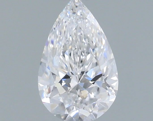 0.3 carat D-VVS1 Natūralus Pear Deimantas (1)