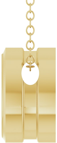 Pakabukas „Solitaire“ 14k yellow gold Pear 7mm x 5mm (3)