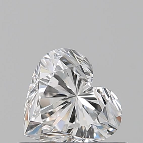 0.51 carat F-VVS1 Natūralus Heart Deimantas (1)