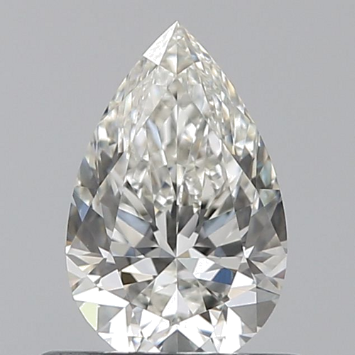 0.53 carat I-VVS2 Natūralus Pear Deimantas (1)