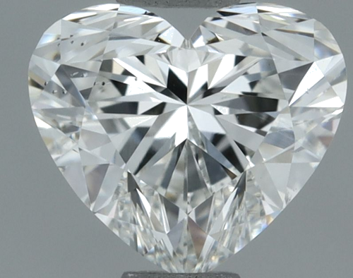 0.5 carat H-SI1 Natūralus Heart Deimantas (1)