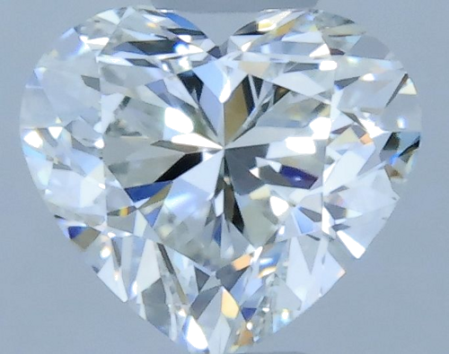 0.5 carat G-IF Natūralus Heart Deimantas (1)
