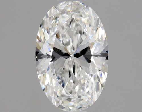 1.0 carat F-SI1 Natūralus Oval Deimantas (1)