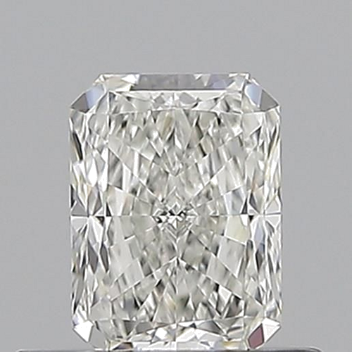 0.5 carat H-VVS2 Natūralus Radiant Deimantas (1)