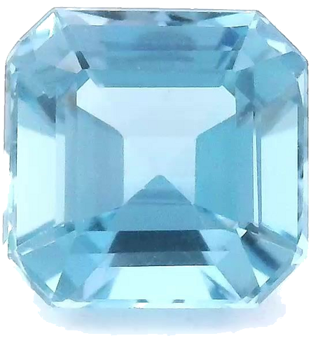 1.02 carat BLUE STEP cut Octagonal Aquamarine (1)