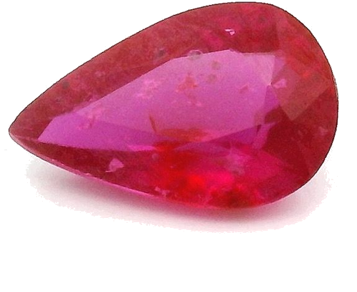 0.44 carat RED Pear Rubinas (1)
