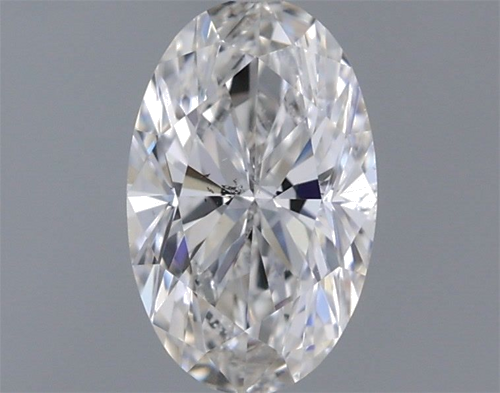 0.5 carat F-SI1 Natūralus Oval Deimantas (1)