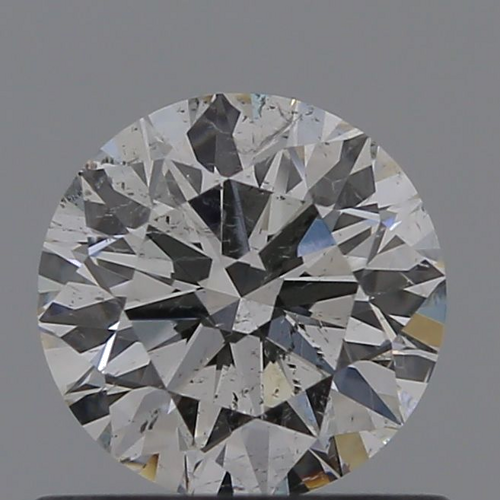 0.64 carat F-SI2 Excellent cut Natūralus Round Deimantas (1)